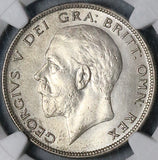 1928 NGC MS 63 1/2 Crown George V Great Britain Mint State Silver Coin (23102001C)