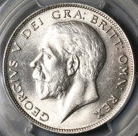 1929 PCGS MS 64 George V 1/2 Crown Great Britain GEM Silver Coin (25091003C)