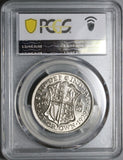 1929 PCGS MS 64 George V 1/2 Crown Great Britain GEM Silver Coin (25091003C)