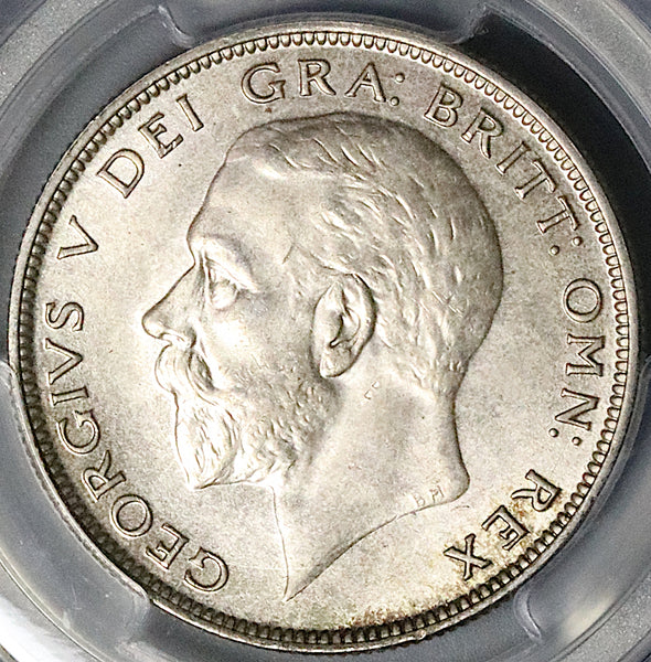 1929 PCGS MS 65 1/2 Crown George V Great Britain GEM Silver Coin POP 7/1 (23111802C)