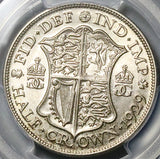 1929 PCGS MS 65 1/2 Crown George V Great Britain GEM Silver Coin POP 7/1 (23111802C)