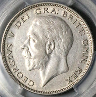 1930 PCGS AU 50 George V Rare 1/2 Crown Great Britain Silver Coin (25021002D)