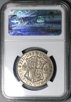 1931 NGC MS 64 1/2 Crown George V Great Britain Scarce Silver Coin (25091004C)