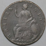 1694 William Mary 1/2 Penny VF Great Britain Colonial Coin (25112202R)