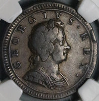1723 NGC VF 20 George I 1/2 Penny Great Britain Colonial Copper Coin (25021204C)