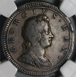 1723 NGC VF 20 George I 1/2 Penny Great Britain Colonial Copper Coin (25021204C)