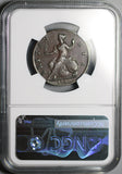 1730 NGC VF 35 Half 1/2 Penny George II Great Britain Colonial Copper Coin (26072202C)