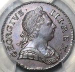 1773 PCGS AU 55 George III 1/2 Penny Great Britain Colonial Coin (24082103C)