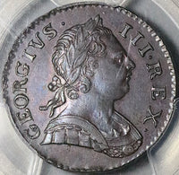 1773 PCGS AU 55 George III 1/2 Penny Great Britain Colonial Coin (24082103C)