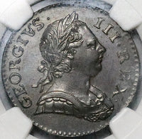 1773 NGC AU 58 George III 1/2 Penny Great Britain Colonial Coin (24041802C)