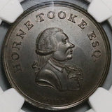 1790s NGC MS 66 Spence Tooke 1/2 Penny Conder Middlesex Token Coin DH 878 POP 1/0 (16072102D)
