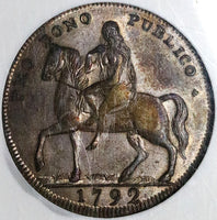 1792 NGC MS 62 Lady Godiva Conder Coventry 1/2 Penny DH 237 Token (23091403C)