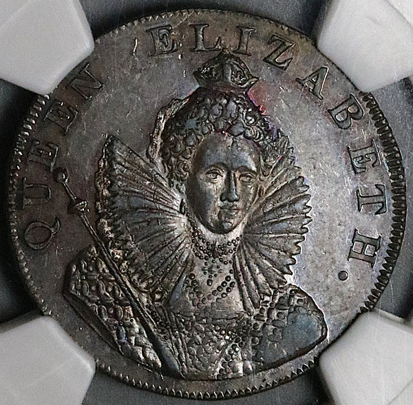 1794 NGC MS 63 Elizabeth I Chichester Cross Conder Sussex Great Britain Token Coin D&H 15 (23071901C)