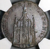 1794 NGC MS 63 Elizabeth I Chichester Cross Conder Sussex Great Britain Token Coin D&H 15 (23071901C)