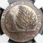 1794 NGC MS 66 Bath 1/2 Penny Botanic Garden Somersetshire Conder Token Coin D&H 26 POP 1/0 (24010601D)