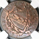 1794 NGC MS 63 Hops Lamberhurst Kent Conder 1/2 Penny DH 34 POP 1/1 (23060204C)