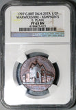 1797 NGC PF 63 Kempson's 1/2 Penny Free School Conder Proof Token Coin (24013001C)