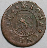 1669 Bury St Edmunds 1/2 Penny John Chesson VF Great Britain Token Copper Coin (26042301R)