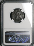 1694 NGC VF 30 William Mary Farthing 1/4 Penny England Britain Coin (23091701C)