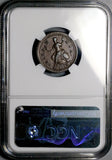 1719 NGC AU 53 George I Farthing 1/4 Penny Great Britain Copper Coin (26062402C)