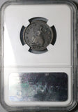 1774 NGC F 12 George III Farthing 1/4 Penny Great Britain Colonial Coin (24041702C)