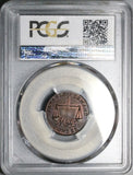 1790s PCGS MS 64 Scotland Dundee Conder Farthing Guard Fort Musket Cannon Token (25080201C)