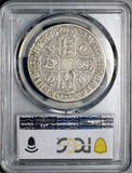 1672 PCGS F 12 Charles II Crown Great Britain Scarce Silver Coin (26050101C)