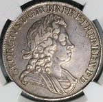 1716 NGC XF George I Crown Great Britain Roses Plumes Silver Coin (23111202C)