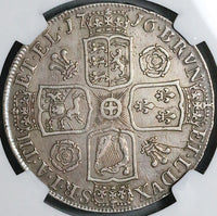 1716 NGC XF George I Crown Great Britain Roses Plumes Silver Coin (23111202C)
