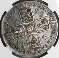 1723 NGC VF 30 George I Crown Great Britain South Sea Company SSC Silver Coin (23111601C)