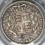 1847 PCGS VF 35 Victoria Crown Great Britain 5 Shillings Silver Coin (23080203C)