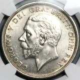1930 NGC MS 63 George V Crown Great Britain 5k Minted Wreath Silver Coin (19042201D)