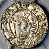 1024 PCGS MS 62 Cnut England Penny York Mint Wulfnoth Silver Coin S-1158 (26060702C)