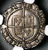 1578 NGC AU 58 Elizabeth I Penny Britain England Silver Coin POP 1/0 (23061001C)