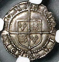 1578 NGC AU 58 Elizabeth I Penny Britain England Silver Coin POP 1/0 (23061001C)