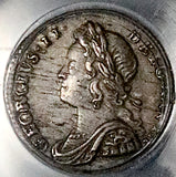 1729 PCGS MS 62 George II Penny Great Britain Sterling Silver Coin POP 1/1 (26041704C)