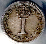 1729 PCGS MS 62 George II Penny Great Britain Sterling Silver Coin POP 1/1 (26041704C)