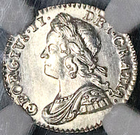 1750 NGC MS 66 George II Silver Penny Great Britain Coin POP 1/0 (25062601D)