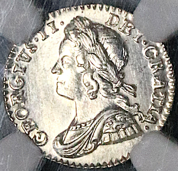 1750 NGC MS 66 George II Silver Penny Great Britain Coin POP 1/0 (25062601D)