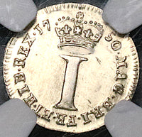 1750 NGC MS 66 George II Silver Penny Great Britain Coin POP 1/0 (25062601D)