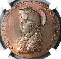 1794 NGC MS 66 Cornwallis Suffolk Bury Conder Penny Token Coin D&H 4 POP 2/0 (16012401D)