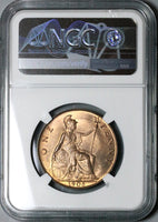 1905 NGC MS 64 RB Edward VII Penny Great Britain Mint State Coin (23050901C)