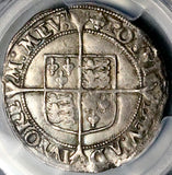 1560 PCGS XF 45 Elizabeth I Shilling Britain England Coin POP 2/3 (25070103D)