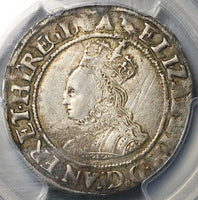1560 PCGS XF Elizabeth I Shilling Great Britain Silver Martlet Tudor Coin (25061001C)