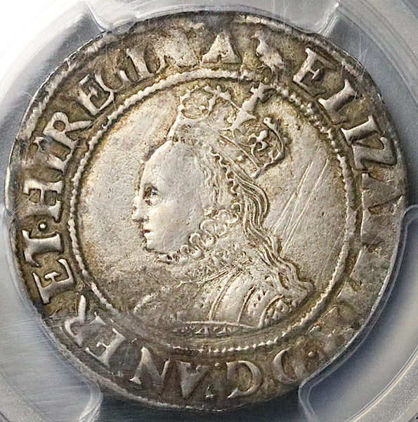 1560 PCGS XF Elizabeth I Shilling Great Britain Silver Martlet Tudor Coin (25061001C)