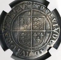 1582 NGC VF Elizabeth I Shilling Great Britain England Hammered Tudor Silver Coin (25061202C)