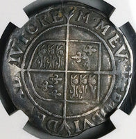 1582 NGC VF Elizabeth I Shilling Great Britain England Hammered Tudor Silver Coin (25061202C)