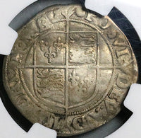 1592 NGC VF Elizabeth I Shilling Great Britain England Hammered Tudor Silver Coin (25061203C)