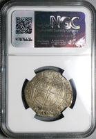 1592 NGC VF Elizabeth I Shilling Great Britain England Hammered Tudor Silver Coin (25061203C)
