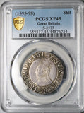 1595 PCGS XF 45 Elizabeth I Shilling Britain England Coin POP 2/0 (23102402C)